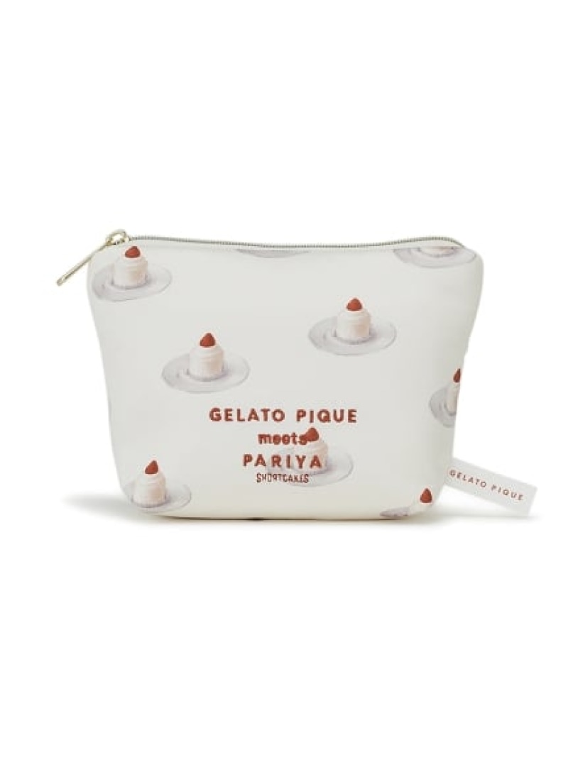 楽天USAGISTORE USAGIONLINE公式ストア【PARIYA】ティッシュポーチ gelato pique ジェラートピケ 財布・ポーチ・ケース ポーチ ホワイト ピンク[Rakuten Fashion]