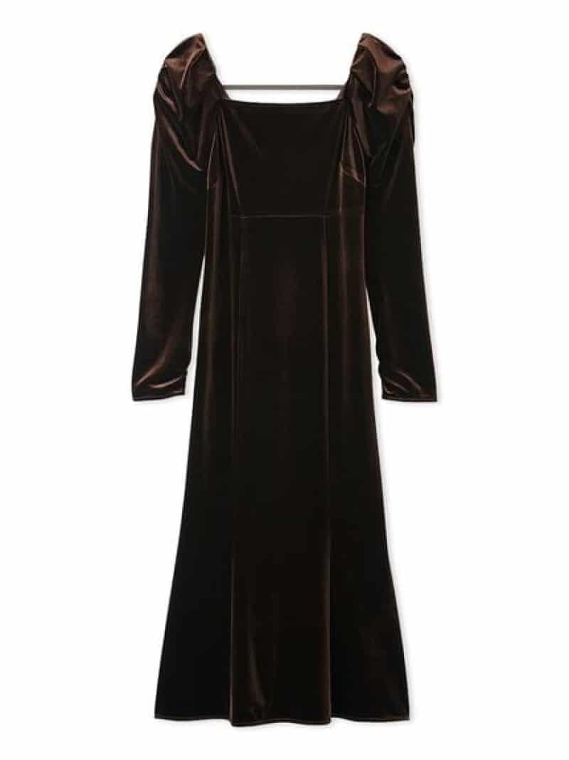 ベロアナローワンピース FRAY I.D フレイ アイディー ワンピース・ドレス ワンピース【先行予約】*【送料無料】[Rakuten Fashion]