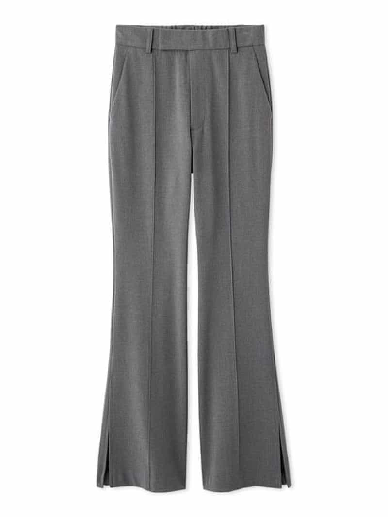 【00サイズ】ストレッチフレアパンツ FRAY I.D フレイ アイディー パンツ その他のパンツ グレー ブラック【送料無料】[Rakuten Fashion]