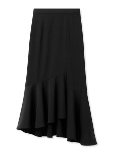 【WEB限定サイズあり】Sustainableアシメマーメイドスカート SNIDEL スナイデル スカート ロング・マキシスカート ブラック ブラウン【送料無料】[Rakuten Fashion]
