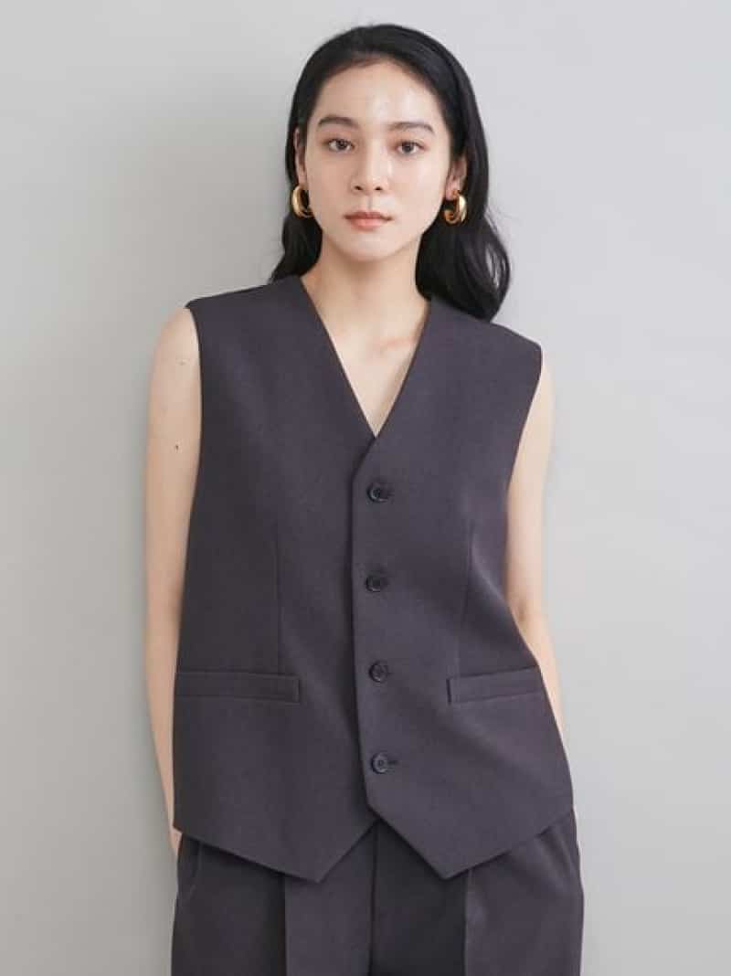 【SALE／50%OFF】後ろバックル付きベスト Mila Owen ミラオーウェン トップス ベスト・ジレ【RBA_E】【送料無料】[Rakuten Fashion] usagi-online-10064121 USAGISTORE USAGIONLINE公式ストア サンプル画像3