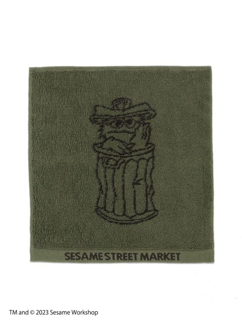 楽天USAGISTORE USAGIONLINE公式ストアスケッチハンドタオル SESAME STREET MARKET セサミストリートマーケット ファッション雑貨 ハンカチ・ハンドタオル ホワイト イエロー レッド オレンジ ピンク ブルー[Rakuten Fashion]