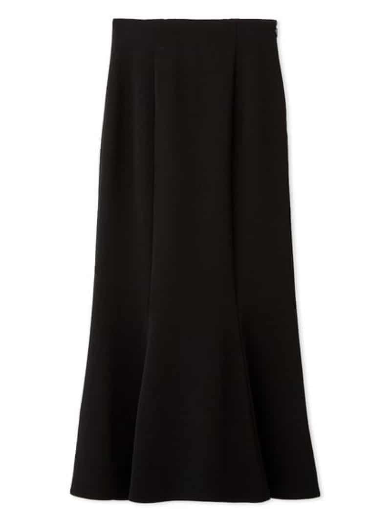 シンプルマーメイドスカート SNIDEL スナイデル スカート ロング・マキシスカート ブラック【先行予約】*【送料無料】[Rakuten Fashion]