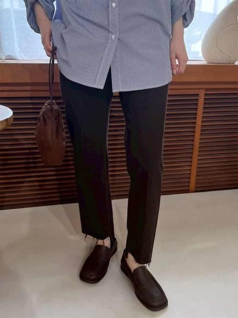 裾段差テーパードデニムパンツ Mila Owen ミラオーウェン パンツ ジーンズ・デニムパンツ【送料無料】[Rakuten Fashion]