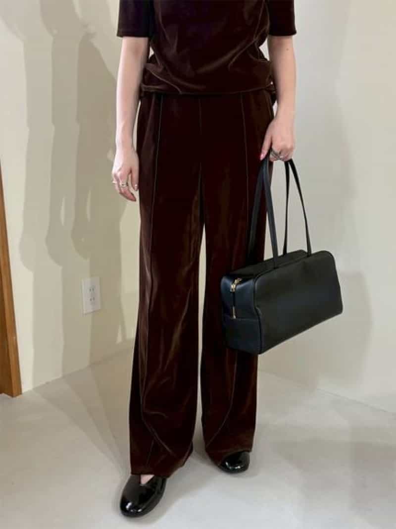 ソフトボストントートバッグ Mila Owen ミラオーウェン バッグ トートバッグ ブラック【送料無料】[Rakuten Fashion]