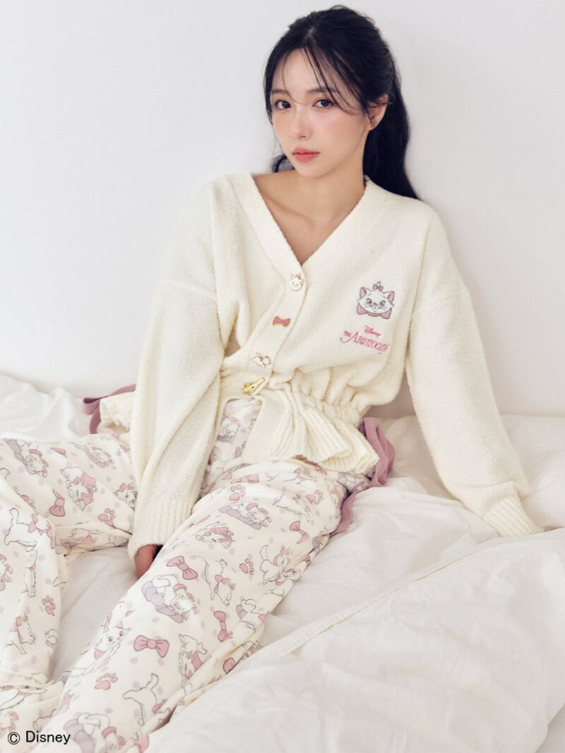 【WEB&一部直営店舗限定カラーあり】【The Aristocats】デザインボタンカーディガン SNIDEL HOME スナイデルホーム インナー・ルームウェア その他のインナー・ルームウェア ピンク【先行予約】*【送料無料】[Rakuten Fashion]