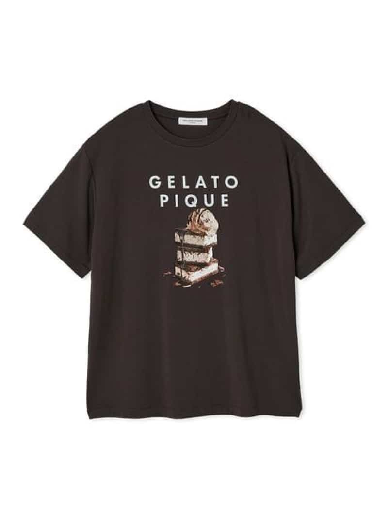 【SALE／30%OFF】【HOMME】【接触冷感】COOLレーヨンデザートロゴTシャツ gelato pique ジェラートピケ トップス カットソー・Tシャツ【RBA_E】【送料無料】[Rakuten Fashion]のサムネイル