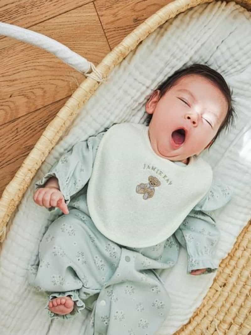 パイピングタオルスタイ JAMIE KAY ジェイミーケイ マタニティウェア・ベビー用品 その他のベビーグッズ ピンク ホワイト[Rakuten Fashion]