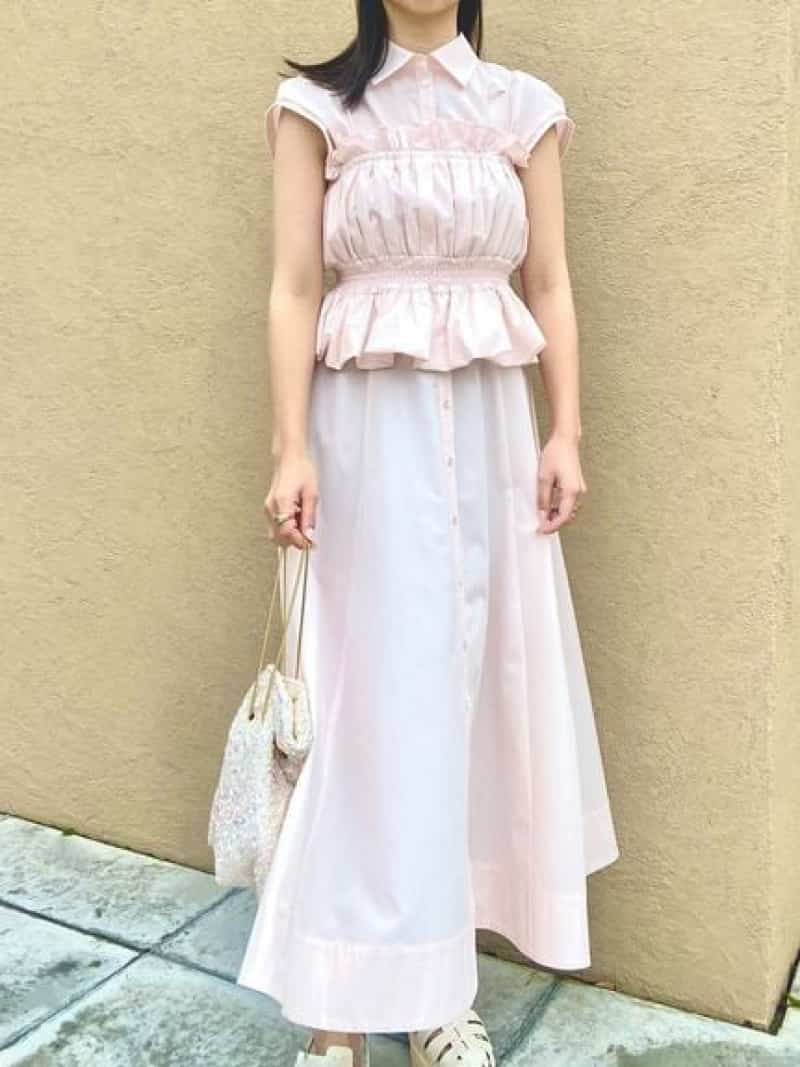 【SALE／40%OFF】Sustainableビスチェコンビシャツワンピース SNIDEL スナイデル ワンピース・ドレス ワンピース ベージュ【RBA_E】【送料無料】[Rakuten Fashion]のサムネイル