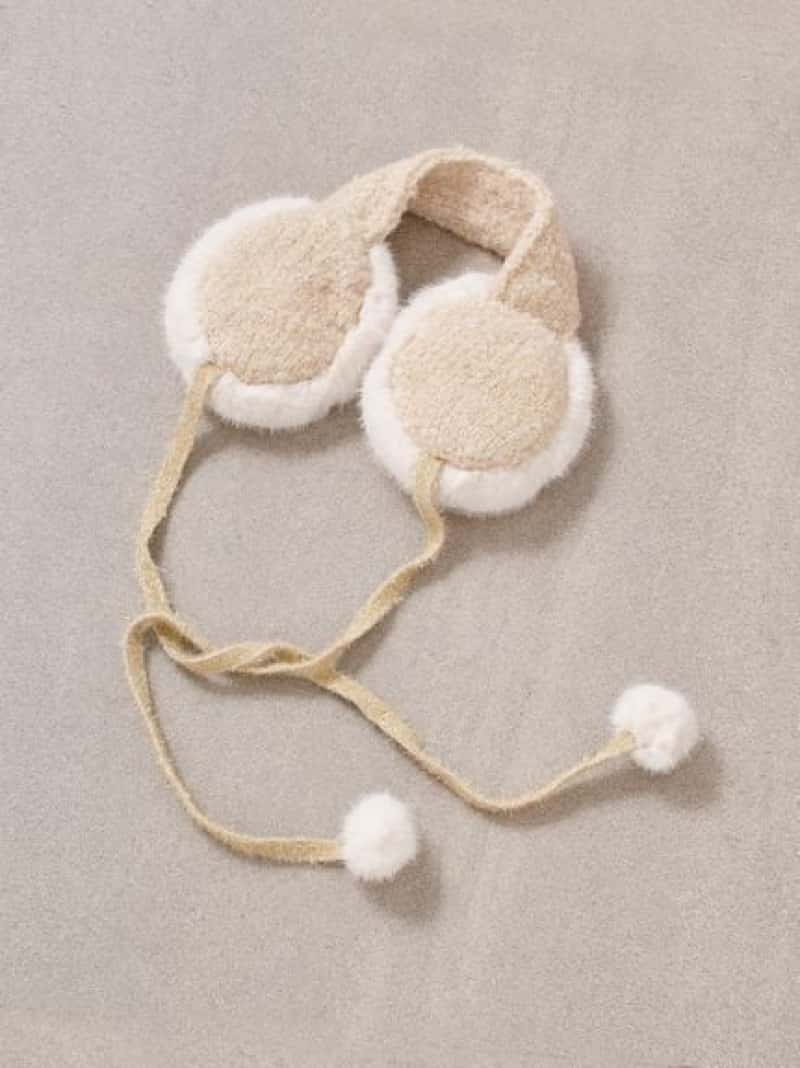 ニットイヤーマフ SNIDEL スナイデル ヘアアクセサリー その他のヘアアクセサリー ブラック【送料無料】[Rakuten Fashion]