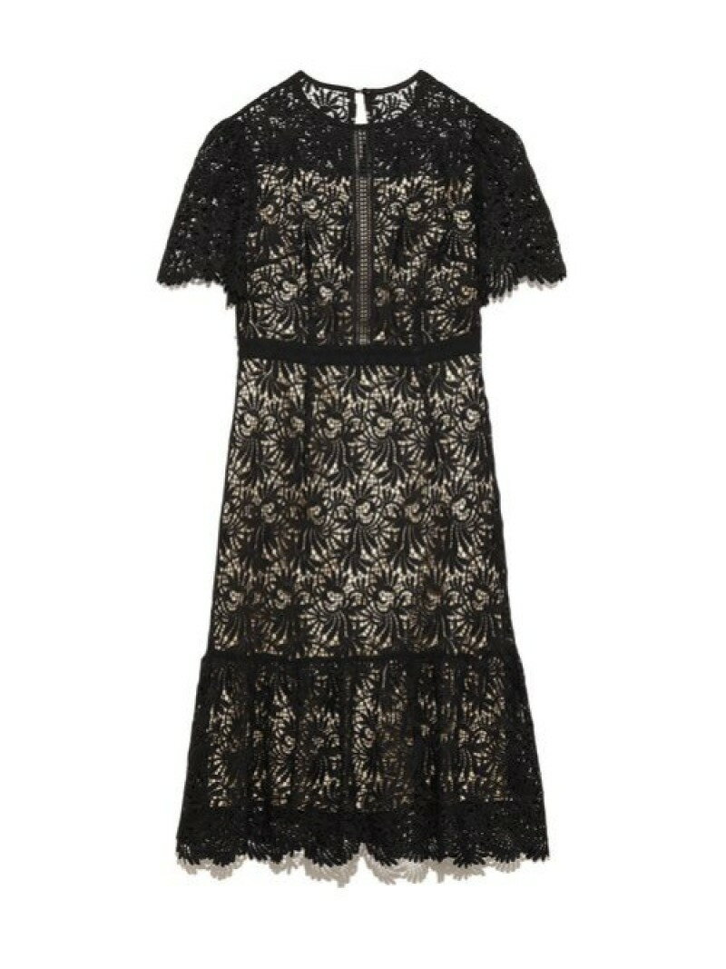 【SALE／45%OFF】リーフレースワンピース CELFORD セルフォード ワンピース・ドレス その他のワンピース・ドレス イエロー ブルー ブラック【RBA_E】【送料無料】[Rakuten Fashion]のサムネイル