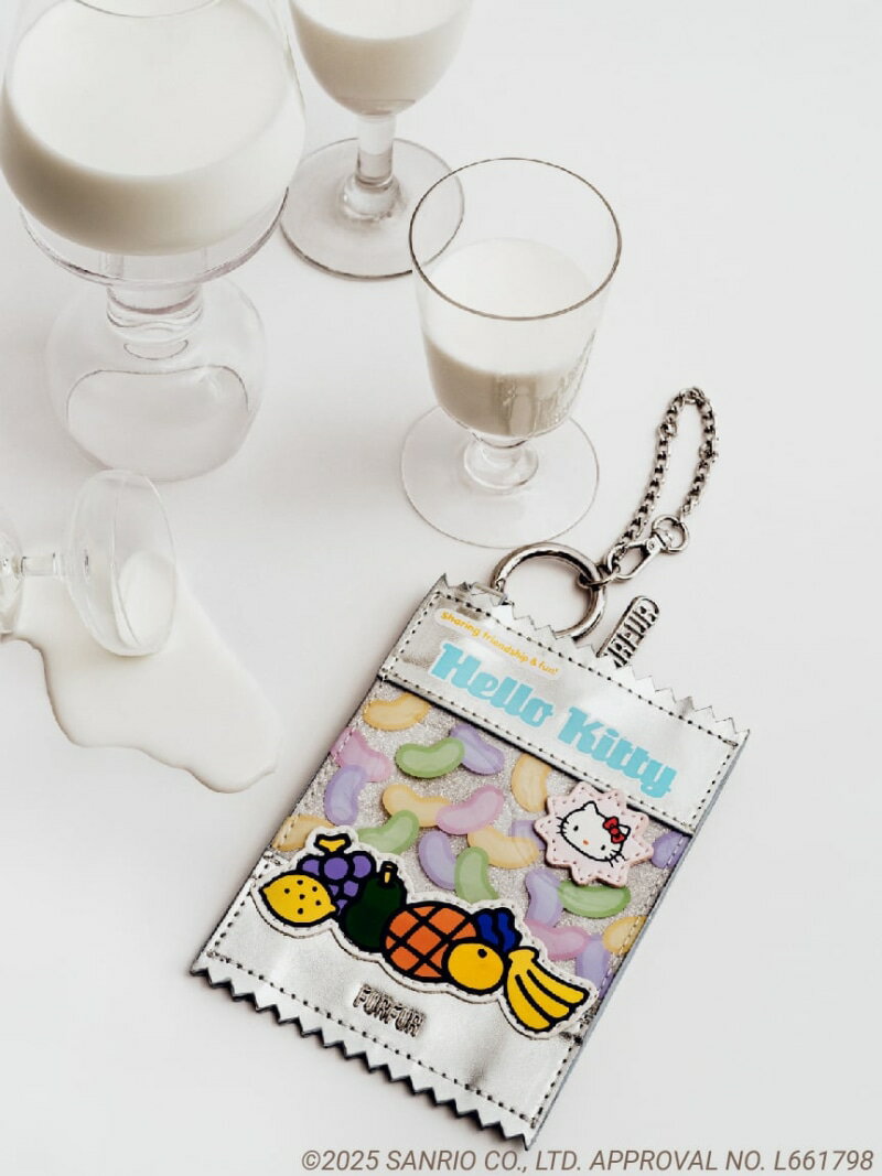 HELLO KITTYポーチチャーム FURFUR ファーファー ファッション雑貨 チャーム・キーチェーン レッド【先行予約】*【送料無料】[Rakuten F...