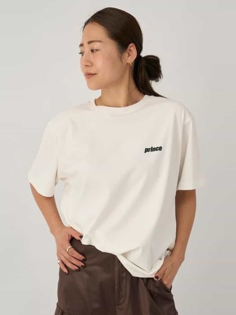 【prince｜emmi】グラフィックTシャツ emmi エミ トップス カットソー・Tシャツ グリーン ホワイト【送料無料】[Rakuten Fashion]のサムネイル