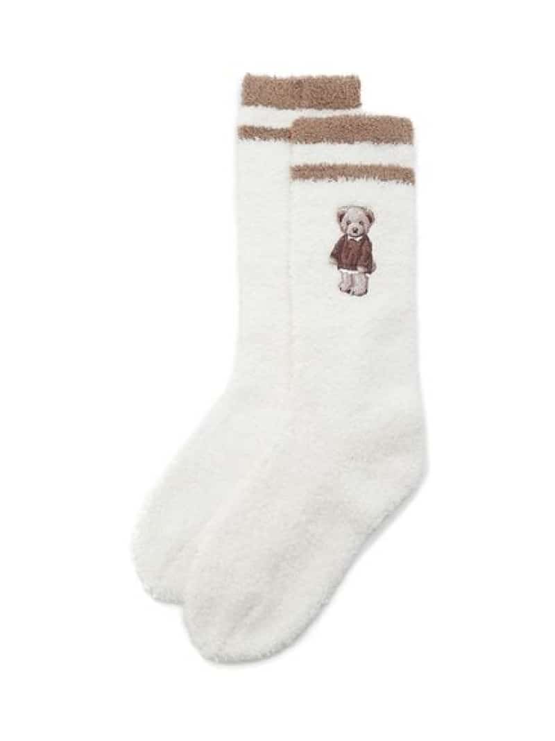 Bearニットソックス SNIDEL HOME スナイデルホーム 靴下・レッグウェア レッグウォーマー ピンク[Rakut..