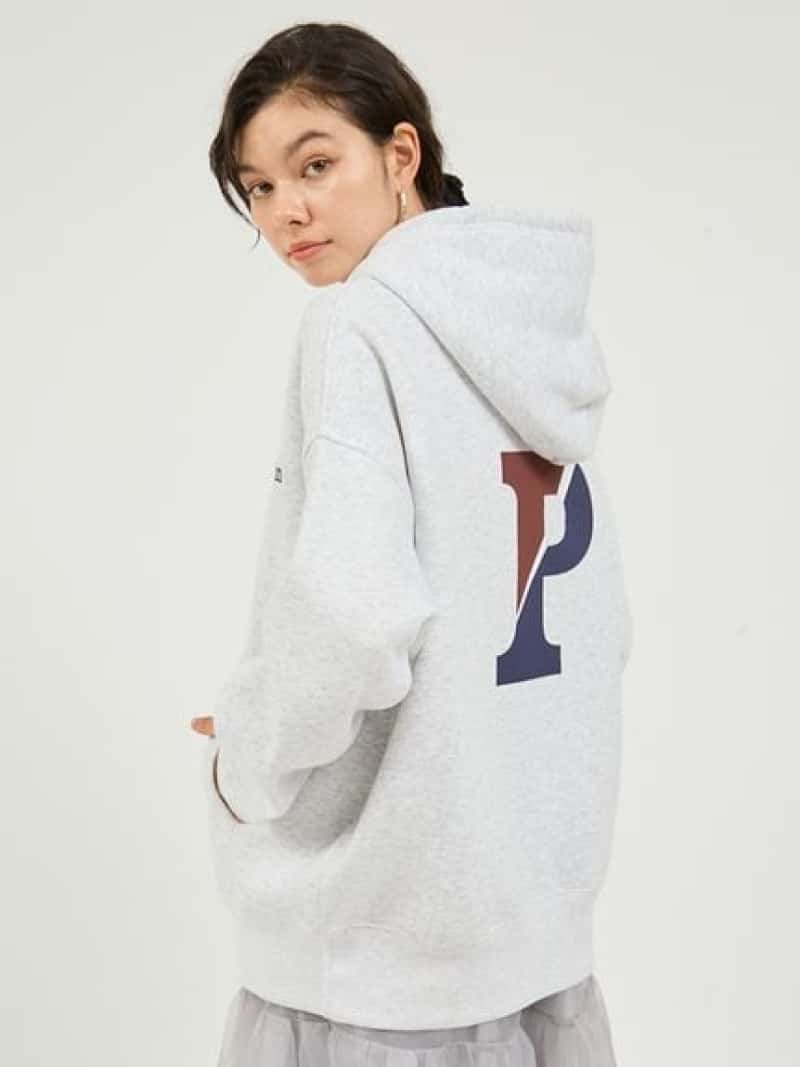 【emmi×GOOD ROCK SPEED】カレッジワイドボディフーディ emmi エミ トップス パーカー・フーディー【先行予約】*【送料無料】[Rakuten Fashion]