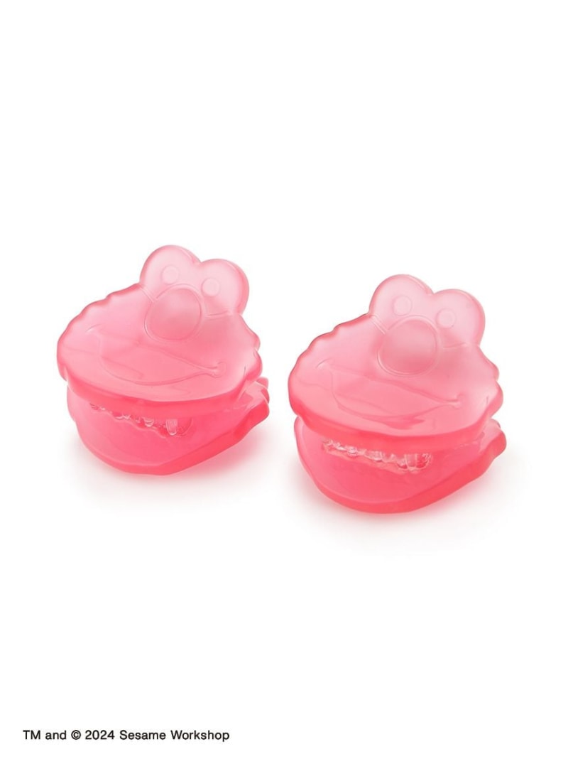 【The SUNNY DAYS】ダイカットミニヘアクリップ SESAME STREET MARKET セサミストリートマーケット ヘアアクセサリー その他のヘアアクセサリー ブルー レッド[Rakuten Fashion]