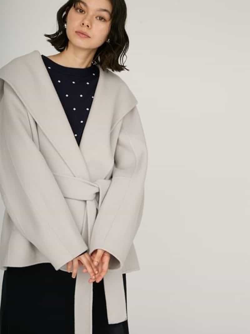 ロイヤルジーロン・フーデッドミドルコート emmi エミ ジャケット・アウター その他のジャケット・アウター ネイビー【送料無料】[Rakuten Fashion]