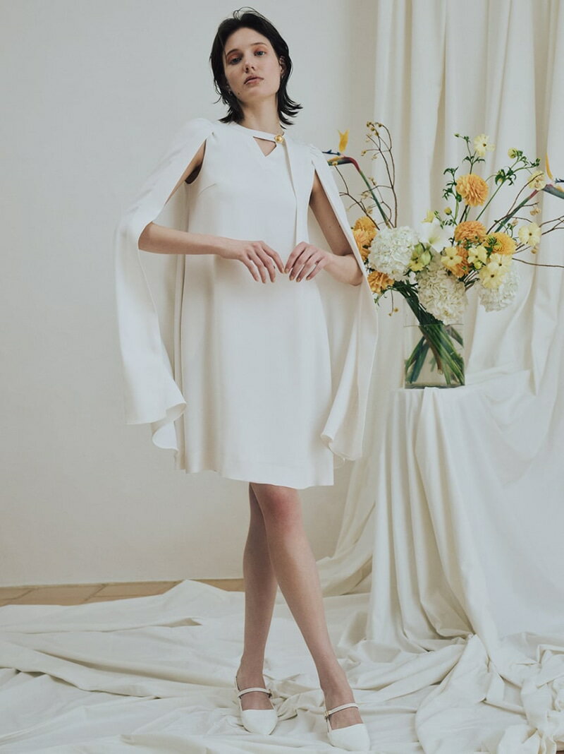 ケープライクミニドレス CELFORD セルフォード ワンピース・ドレス ドレス ホワイト ブラック ピンク【送料無料】[Rakuten Fashion]のサムネイル