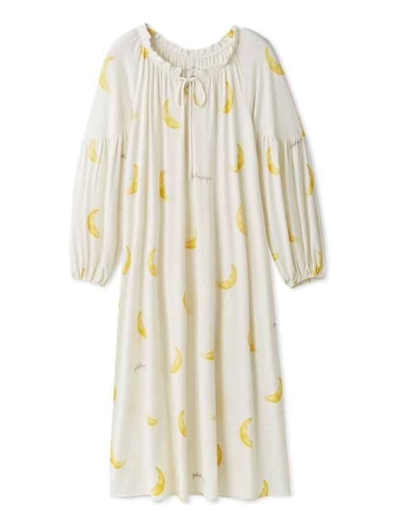 モチーフ3柄ワンピース gelato pique ジェラートピケ インナー・ルームウェア その他のインナー・ルームウェア イエロー【送料無料】[Rakuten Fashion]