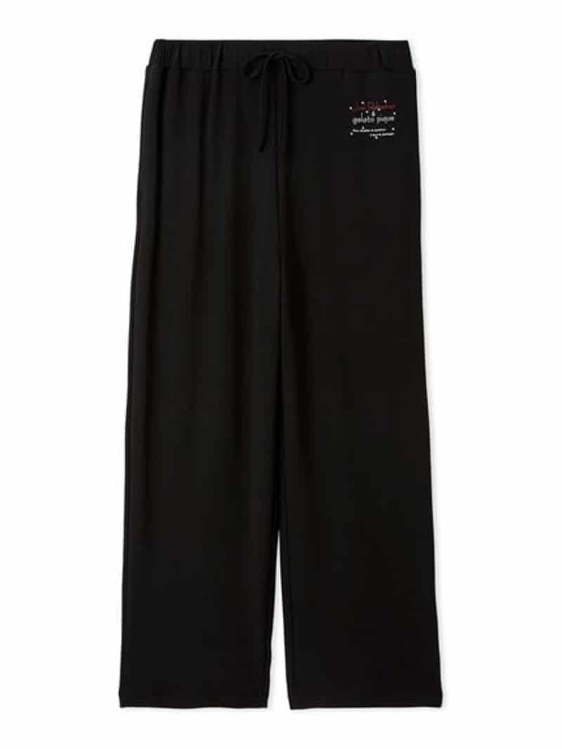 【JOEL ROBUCHON】【HOMME】ドットワンポイントロングパンツ gelato pique ジェラートピケ パンツ その他のパンツ ブラック【先行予約】*【送料無料】[Rakuten Fashion]