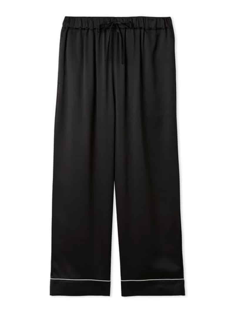 【JOEL ROBUCHON】【HOMME】サテンロングパンツ gelato pique ジェラートピケ パンツ その他のパンツ ブラック【先行予約】*【送料無料】[Rakuten Fashion]