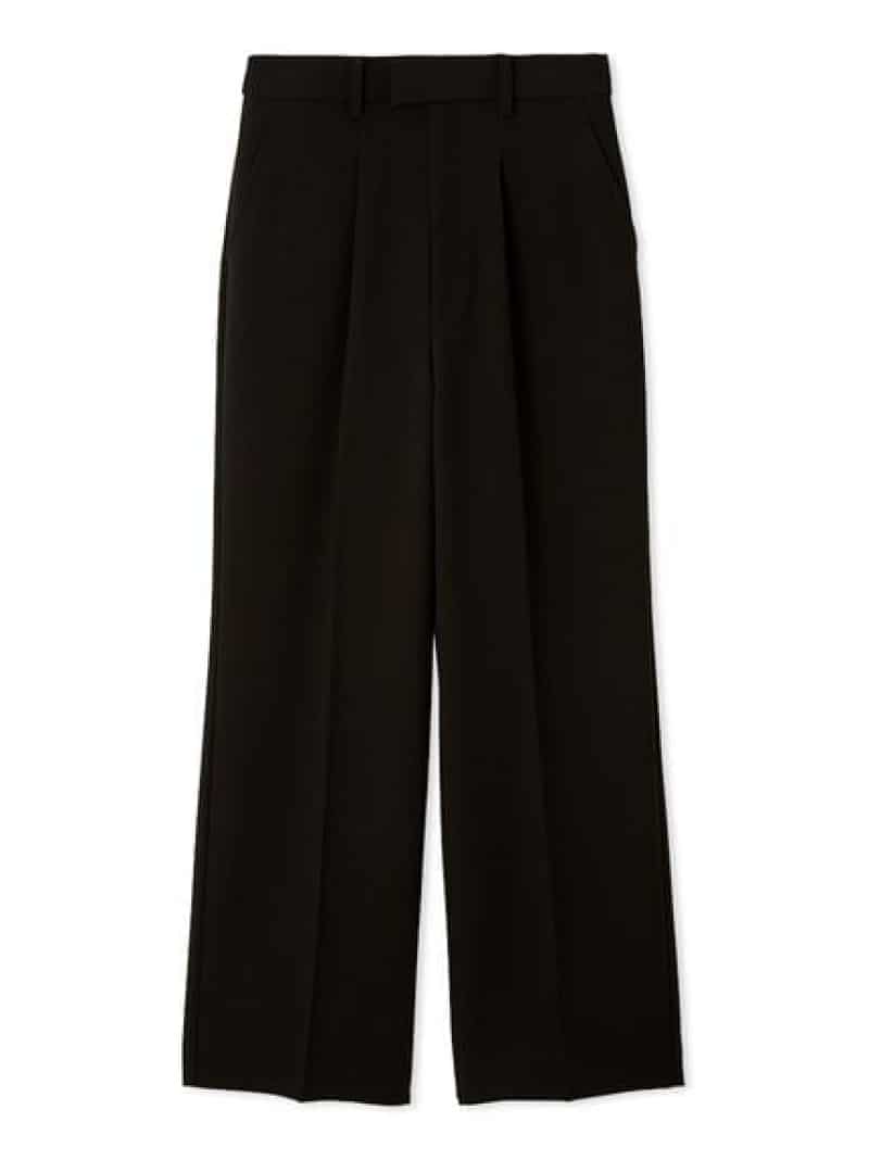 【セットアップ対応】ワンタックストレートパンツ Mila Owen ミラオーウェン パンツ その他のパンツ ブラック ベージュ【送料無料】[Rakuten Fashion]