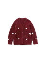 SALE 30%OFF HOLIDAY KIDS ハートジャガードカーディガン gelato pique ジェラートピケ トップス パーカー・フーディー レッド ネイビー RBA_E  Rakuten Fashion 