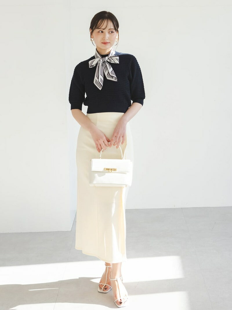 【SALE／50%OFF】シンプルタイトスカート SNIDEL スナイデル スカート ロング・マキシスカート ブラック【RBA_E】【送料無料】[Rakuten Fashion]のサムネイル