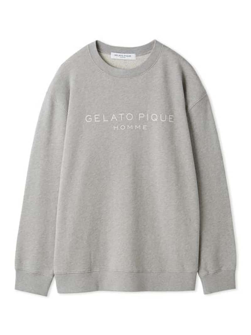 【ONLINE限定】【HOMME】コットン裏毛プルオーバー gelato pique ジェラートピケ トップス カットソー・Tシャツ グレー ネイビー【送料無料】[Rakuten Fashion]