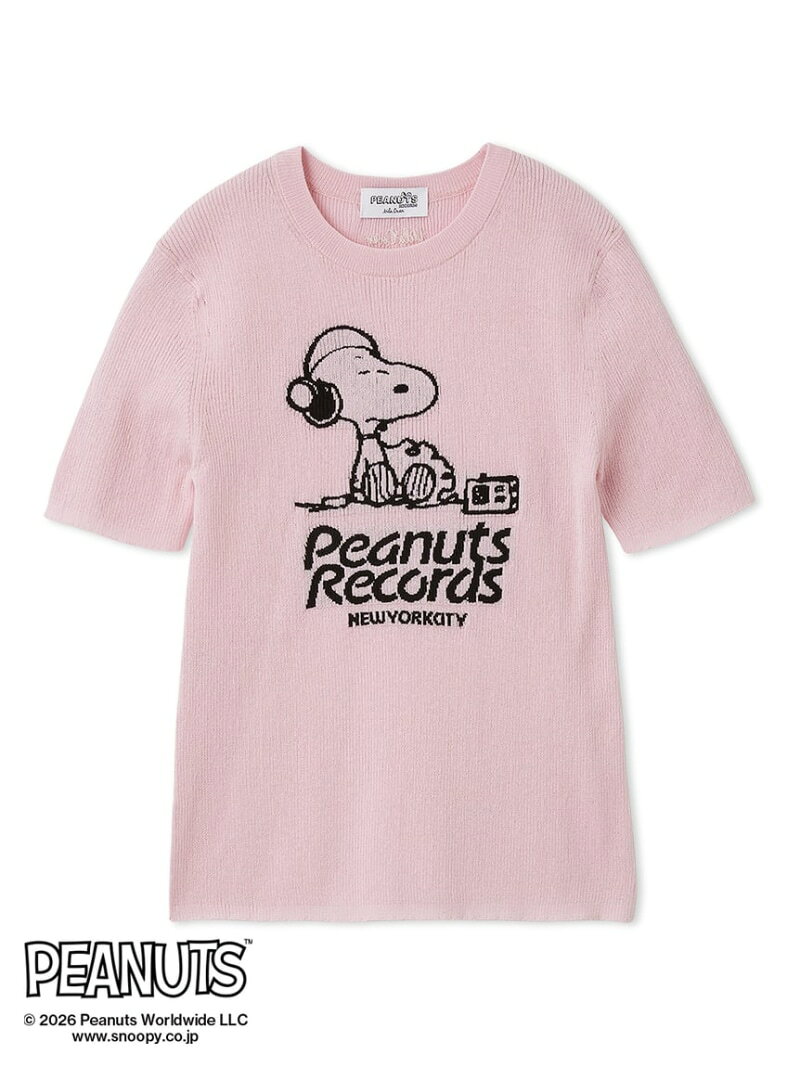 【PEANUTS RECORDS】スヌーピージャガードリブニット Mila Owen ミラオーウェン トップス ニット ピンク グリーン【送料無料】[Rakuten Fashion] usagi-online-10065856 USAGISTORE USAGIONLINE公式ストア サンプル画像3