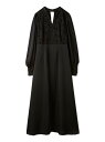 【SALE/50%OFF】カットワークサテンドレス LILY BROWN リリーブラウン ワンピース・ドレス ドレス ブラック ホワイト【RBA_E】【送料無料...