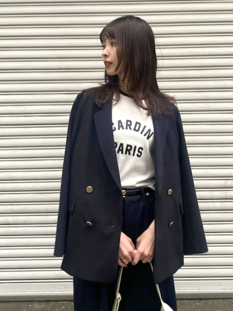 【SALE／20 OFF】【pierre cardin】フライスコンパクトTシャツ FRAY I.D フレイ アイディー トップス カットソー Tシャツ ホワイト ブラック ベージュ ブルー【RBA_E】【送料無料】 Rakuten Fashion