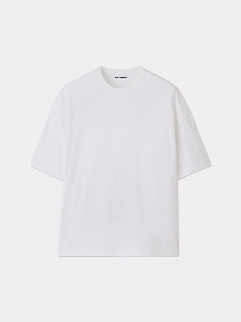 【UNISEX】ORGANIC & RECYCLED COTTON BIG TEE SOFTHYPHEN ソフトハイフン トップス カットソー・Tシャツ ホワイト グレー ブラック【送料無料】[Rakuten Fashion]