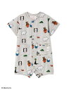 【Dick Bruna】【BABY】【接触冷感】総柄ロンパース gelato pique ジェラートピケ マタニティウェア・ベビー用品 ロンパース・カバーオール...