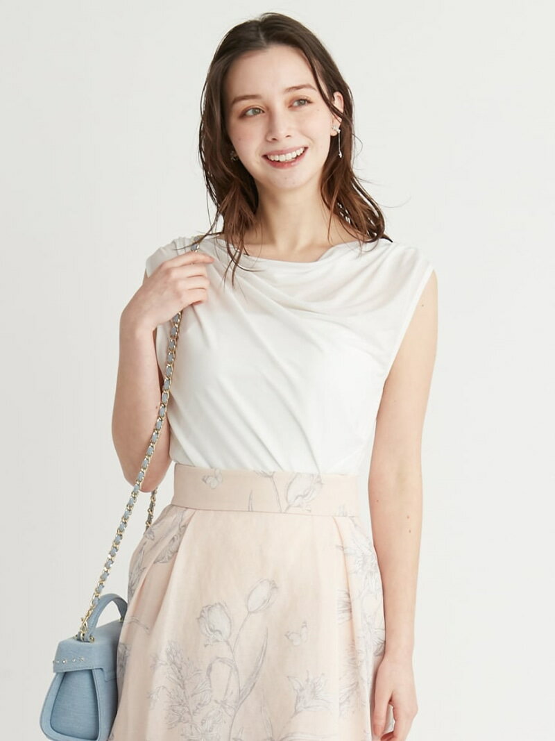 【SALE／30%OFF】ドレープシアーカットソー CELFORD セルフォード トップス カットソー・Tシャツ ブラック ホワイト【RBA_E】【送料無料】[Rakuten Fashion]のサムネイル