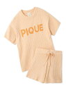 【SALE/30%OFF】リブロゴジャガードプルオーバー&ショートパンツセット gelato pique ジェラートピケ インナー・ルームウェア その他のインナ...
