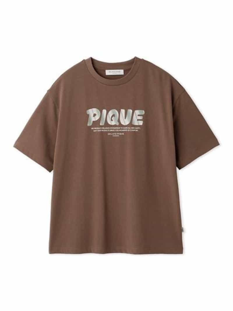 【接触冷感】【HOMME】ワンポイントロゴレーヨンTシャツ gelato pique ジェラートピケ トップス カットソー Tシャツ レッド ネイビー【送料無料】 Rakuten Fashion