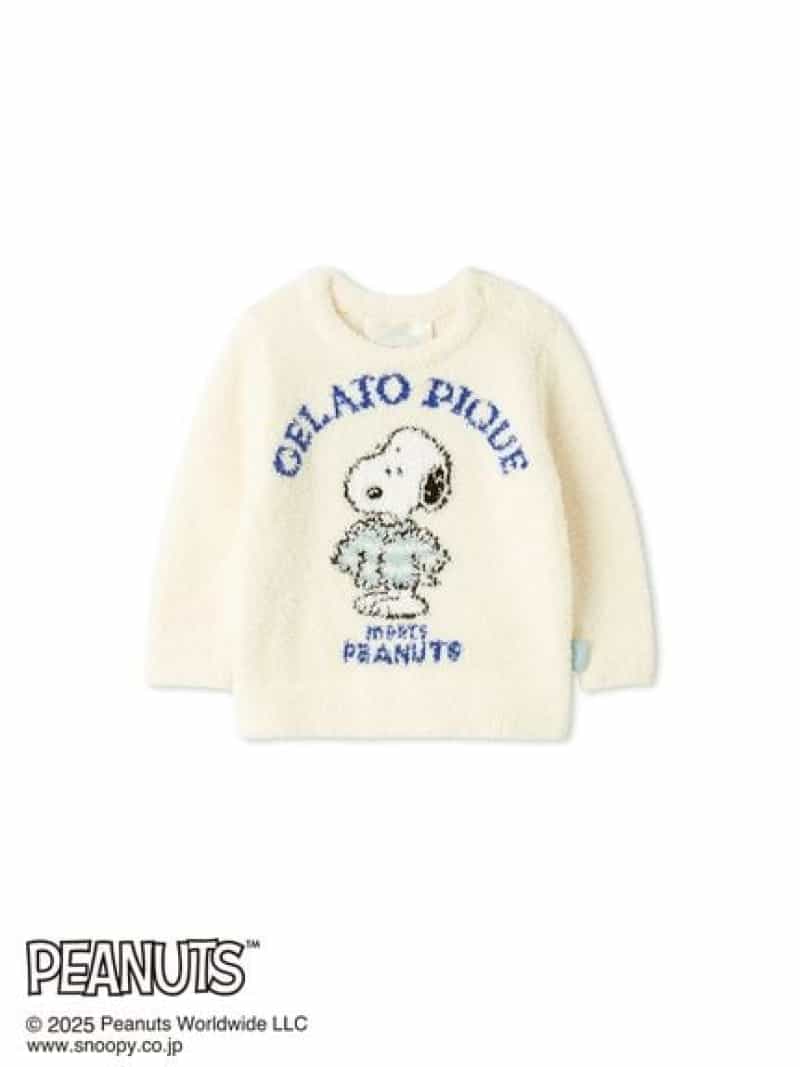 【PEANUTS】【BABY】オリジナルアート ジャガードプルオーバー gelato pique ジェラートピケ トップス ..
