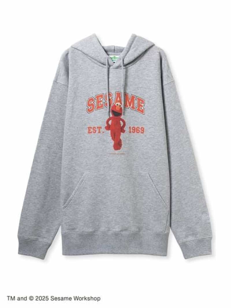 【UNISEX】カレッジロゴ 裏毛フーディ SESAME STREET MARKET セサミストリートマーケット トップス その他のトップス グレー【送料無料】[Rakuten Fashion]