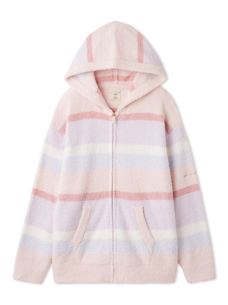 ベビモコカラフルボーダーパーカ gelato pique ジェラートピケ インナー・ルームウェア その他のインナ..