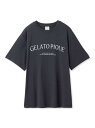 レーヨンロゴTシャツ gelato pique ジェラートピケ インナー・ルームウェア その他のインナー・ルームウェア グレー ピンク Rakuten Fashion 