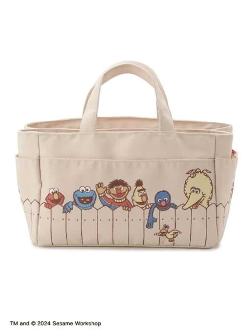 楽天USAGISTORE USAGIONLINE公式ストアストレージバッグ SESAME STREET MARKET セサミストリートマーケット バッグ エコバッグ・サブバッグ ホワイト【送料無料】[Rakuten Fashion]