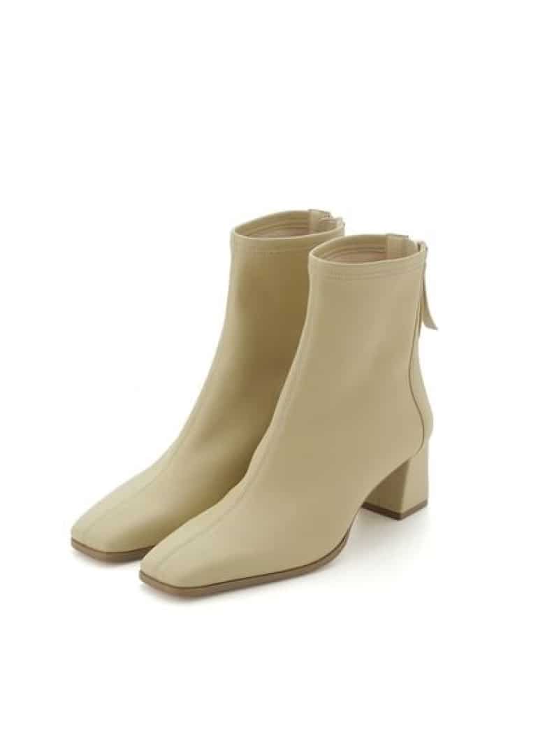 ストレッチショートブーツ FRAY I.D フレイ アイディー シューズ・靴 ブーツ ブラック ワインレッド【送料無料】[Rakuten Fashion]