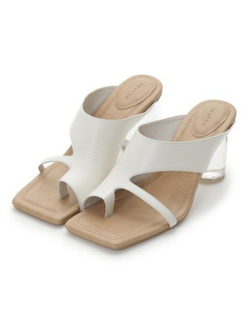 【SALE／50%OFF】トングクリアサンダル FRAY I.D フレイ アイディー シューズ・靴 サンダル ホワイト ブラック【RBA_E】【送料無料】[Rakuten Fashion]のサムネイル