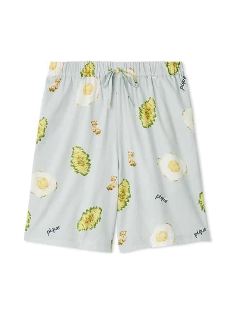 【HOMME】サニーサイドエッグ総柄ハーフパンツ gelato pique ジェラートピケ パンツ その他のパンツ ネ..