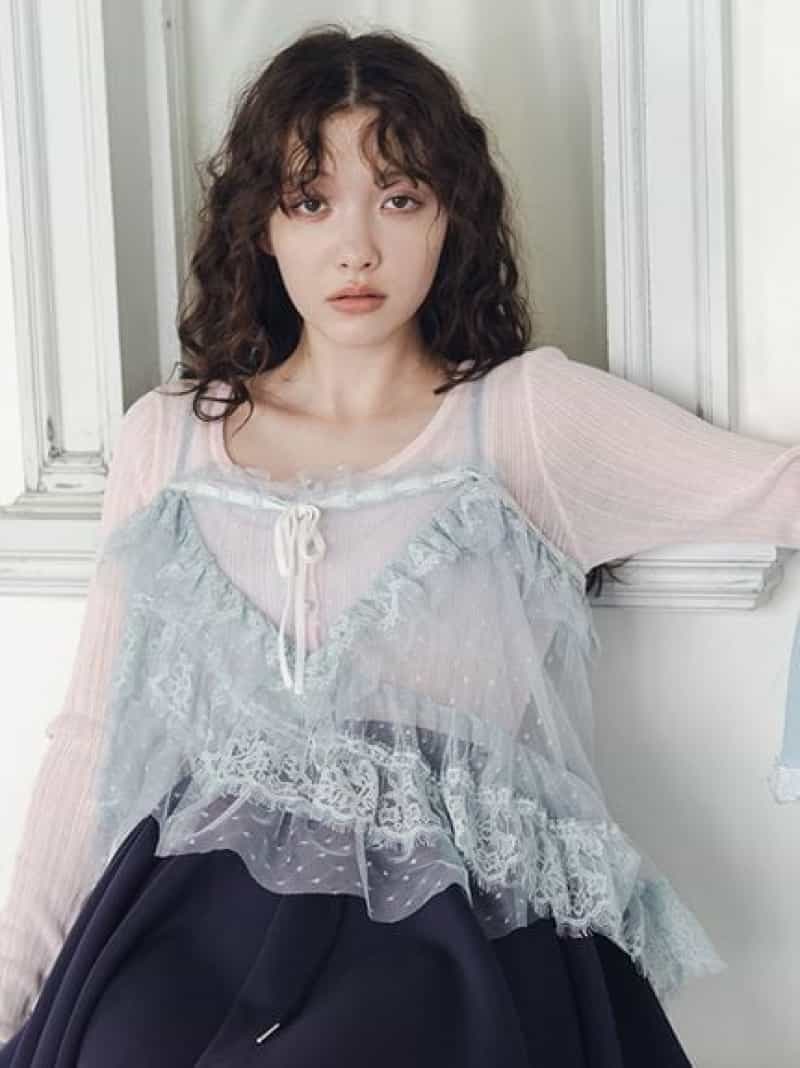 神田愛花アナウンサーフジテレビ「ぽかぽか」衣装のチュールフリル