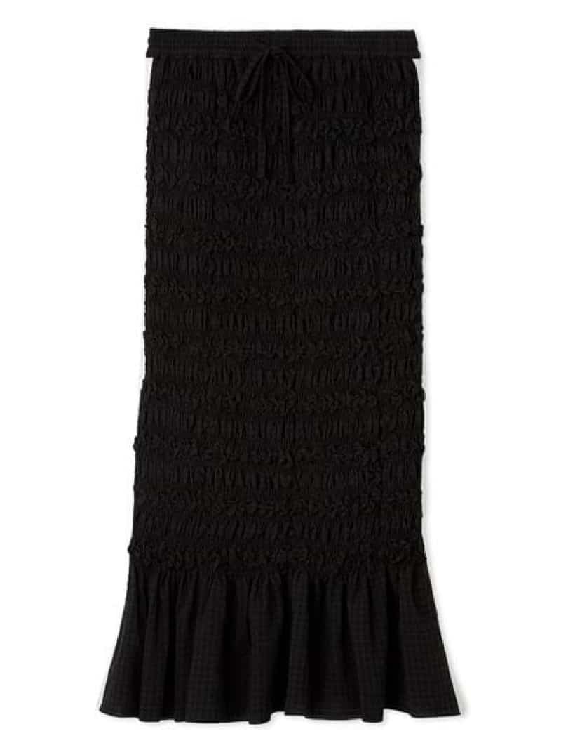 サイドラインシャーリングスカート FURFUR ファーファー スカート その他のスカート ブラック ピンク【送料無料】[Rakuten Fashion]のサムネイル