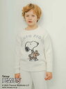 【PEANUTS】【ONLINE限定カラーあり】【KIDS】SNOOPY×BEAR ジャガードプルオーバー gelato pique ジェラートピケ トップス ...