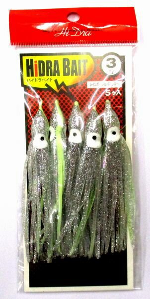 樂天商城 - ハイドラベイト レインボーシルバーグロー (5本入) 3号 タコベイト