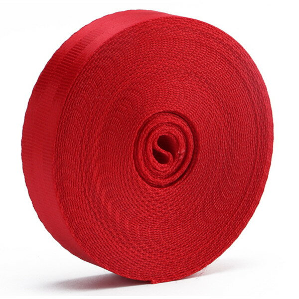 ナイロンテープ (赤) 25mm 巾 50cm単位 カット売り